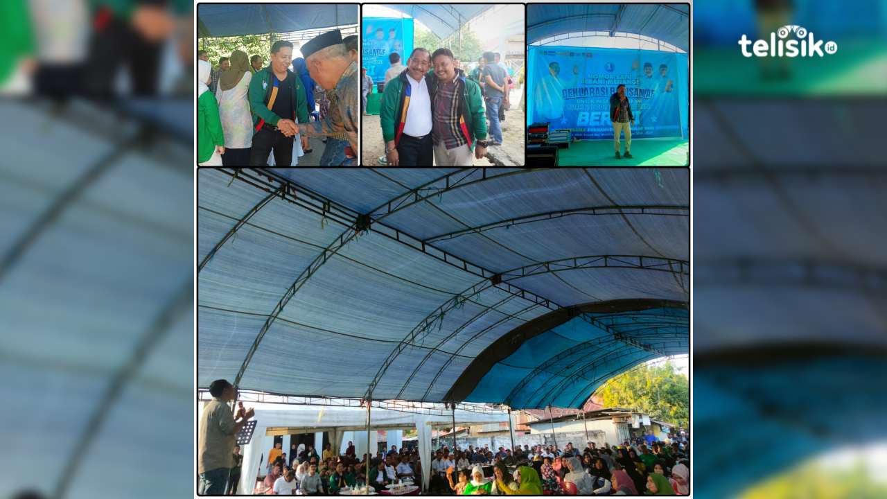 Andi Firman dan Gerbong Pendukung Deklarasi Menangkan BERANI di Pilkada Bombana 2024