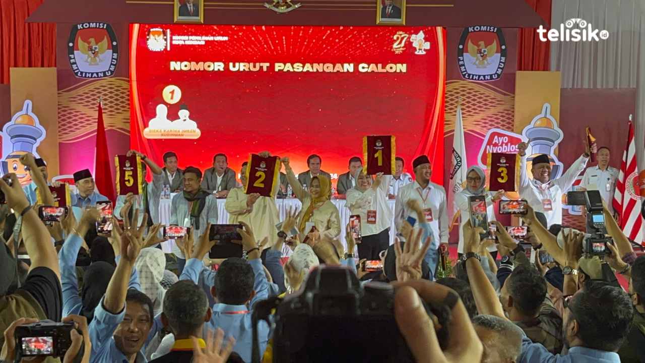 Berikut Nomor Urut Paslon Wali Kota - Wakil Wali Kota Kendari Hasil Undian di KPU