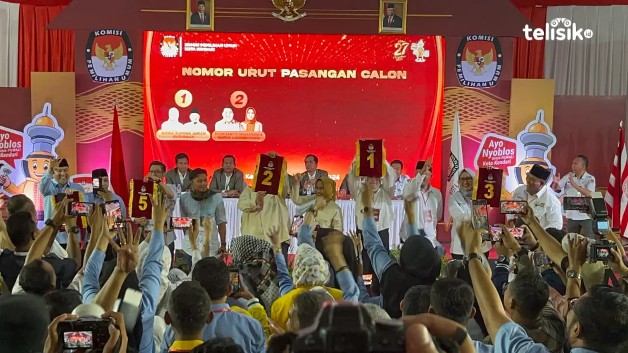 Ini Filosofi Nomor Urut Bagi Lima Paslon Wali Kota - Wakil Wali Kota Kendari
