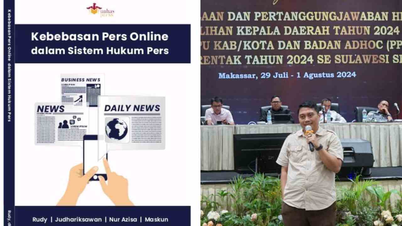 Jaksa dan Akademisi Hukum Unhas Lahirkan Buku Kebebasan Pers Online dalam Sistem Hukum Pers