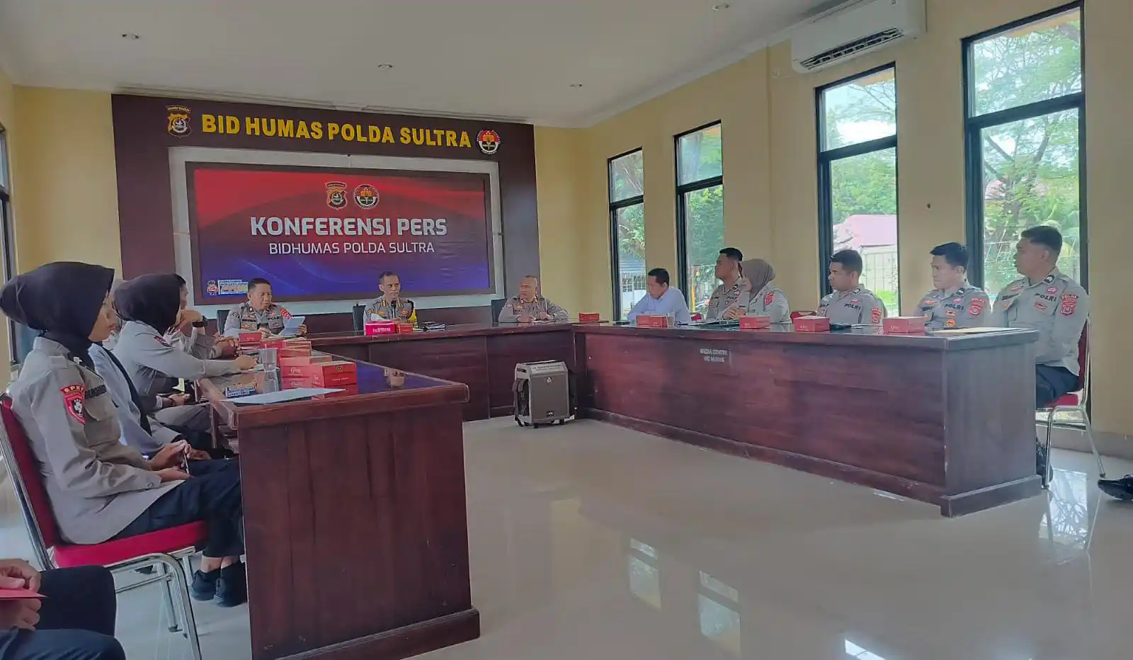 Kabid Humas Polda Sulawesi Tenggara Perkuat Pengelolaan Media untuk Pelayanan Informasi Publik