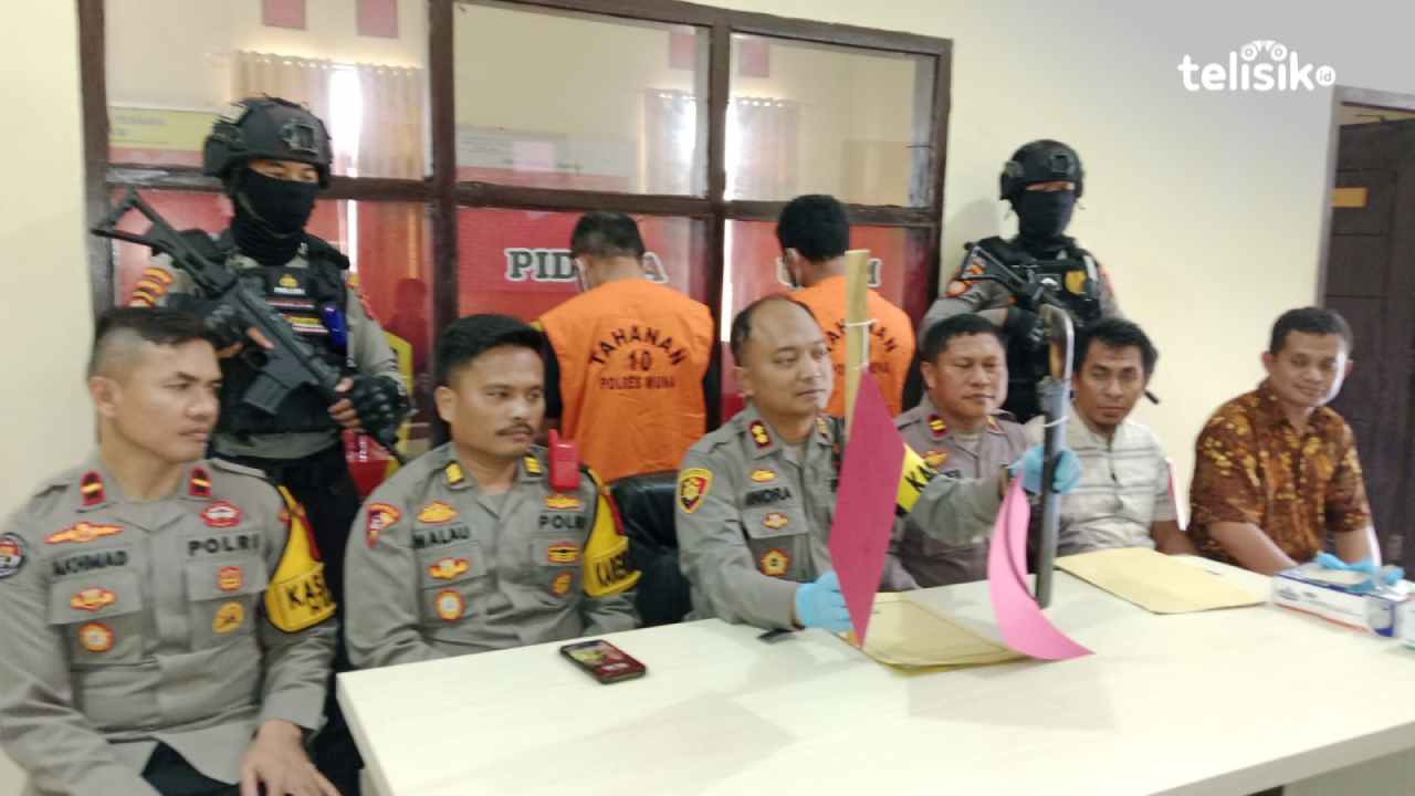 Kakak Beradik di Muna Mabuk Lalu Kejar Polisi Pakai Golok