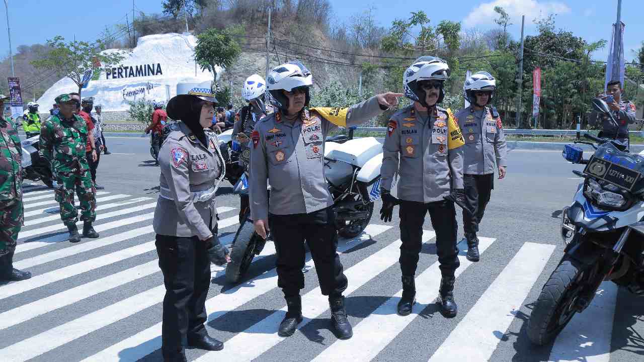 Kapolda NTB Umar Faroq Inspeksi Pengamanan Sirkuit MotoGP Mandalika 2024