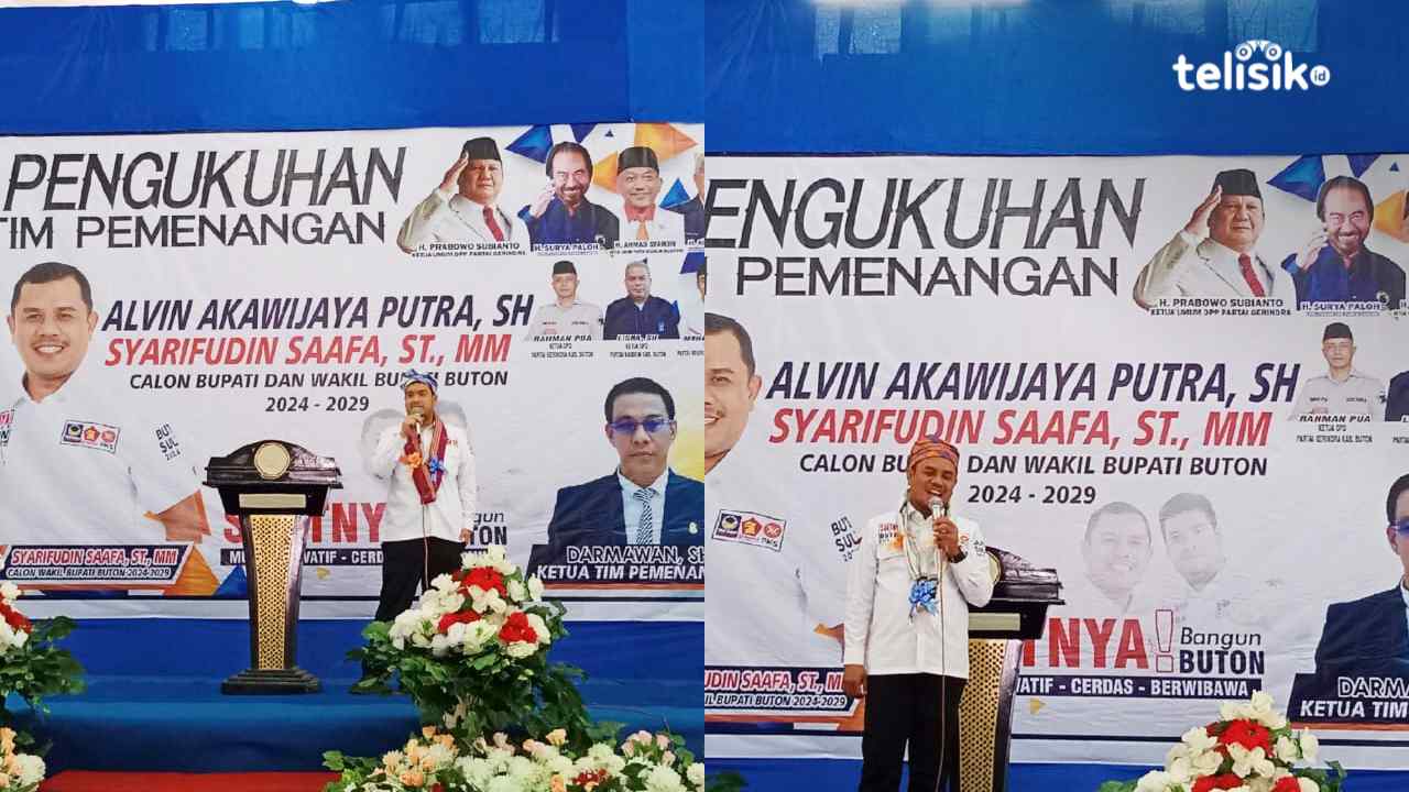 Kukuhkan Tim Pemenangan Baru Pilbup Buton, Alvin - Syarifudin Siapkan Digitalisasi Desa