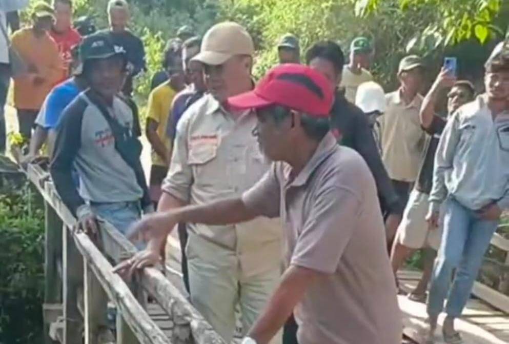 Lama Tak Diperbaiki, Paslon Rahmatnya Muna Prioritaskan Pembangunan Jembatan Labone-Kombungo