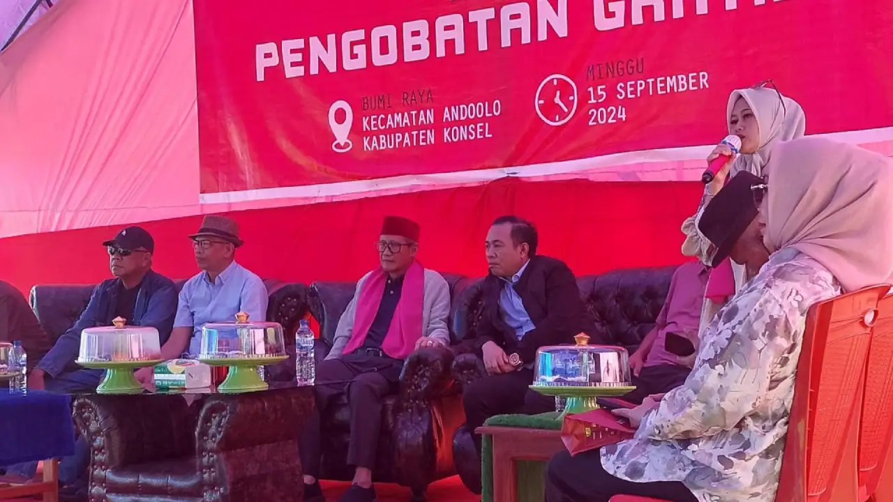 Masyarakat Andoolo Konsel Minta Lukman Abunawas Perhatikan Jalan Pertanian jika Terpilih Gubernur