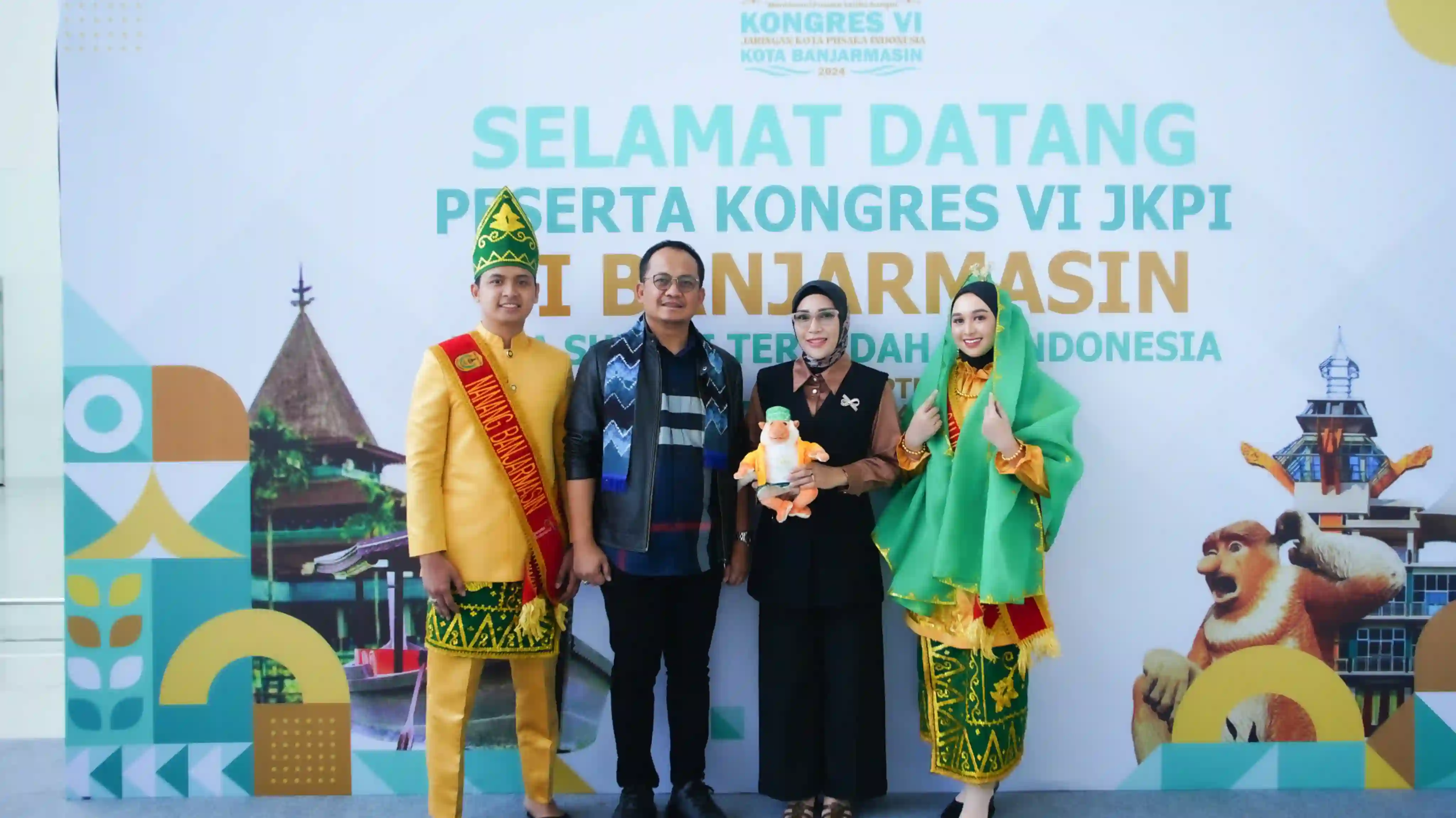 Pj Bupati Buton Selatan Parinringi Hadiri JKPI 2024 di Banjarmasin