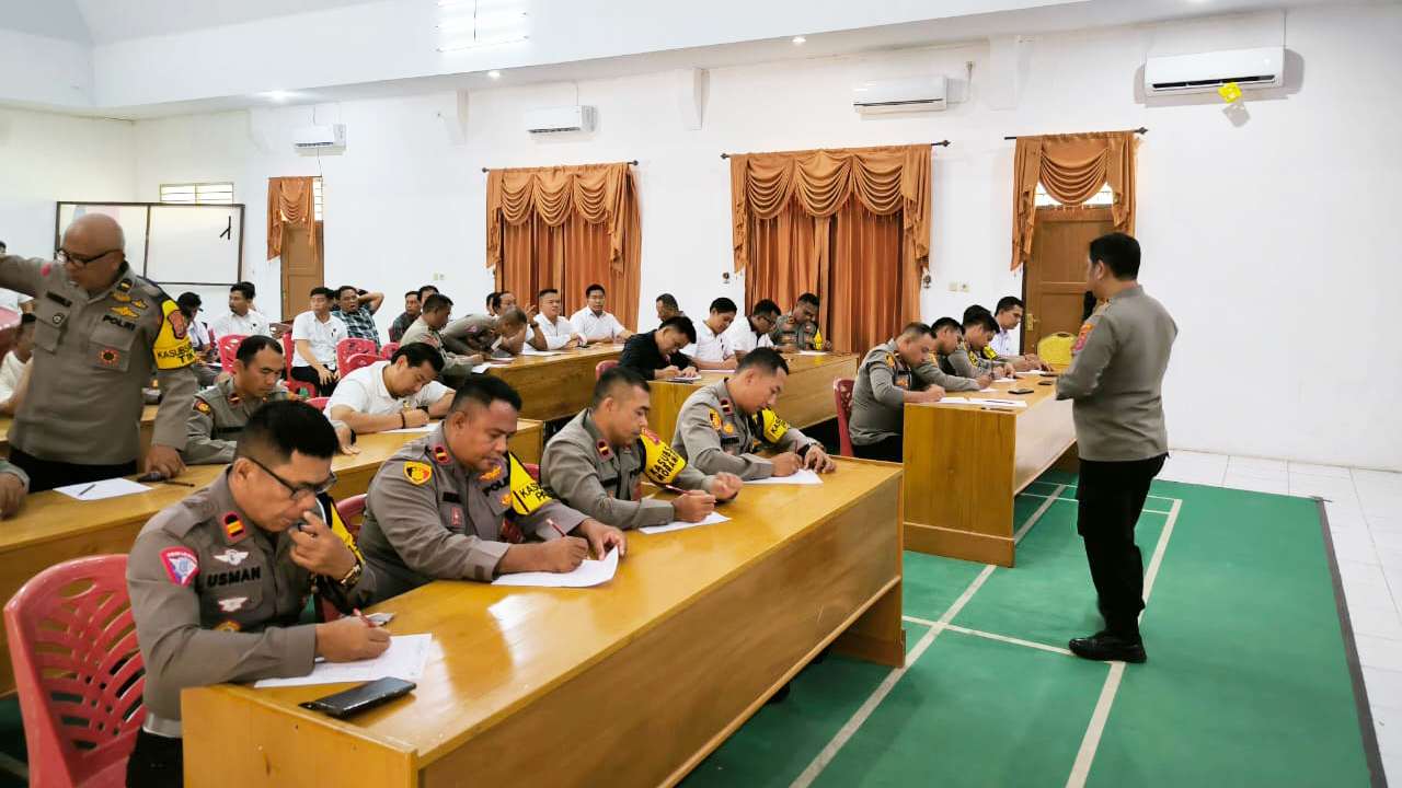 Polda Sulawesi Tenggara Cek Mental Personel Polres Konawe Selatan untuk Gunakan Senpi