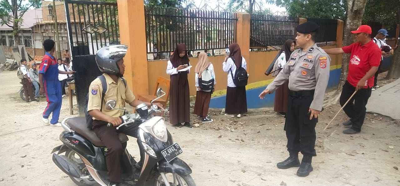 Polresta Kendari Sisir Lokasi Rawan Tawuran Antarsiswa