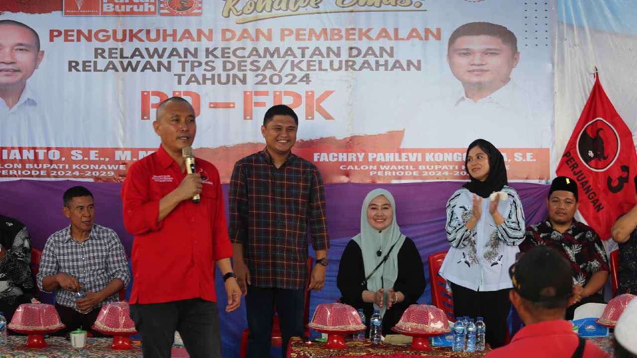 Tim Pemenangan RD - FPK di Puriala Bertekad Rebut Kursi Bupati - Wakil Bupati Konawe
