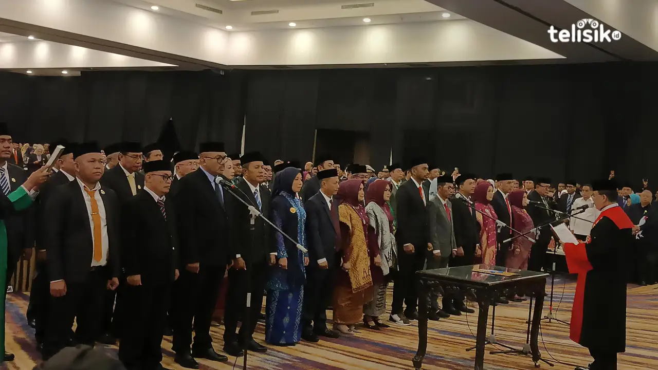 45 Anggota DPRD Sulawesi Tenggara Periode 2024-2029 Dilantik, 27 Pendatang Baru