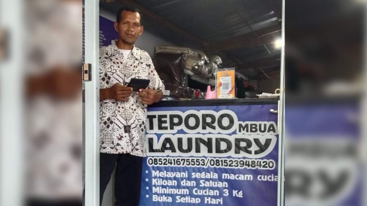 Demi Rezeki Berkah, Pria di Kendari Ini Hijrah dari Pegawai Asuransi ke Bisnis Laundry