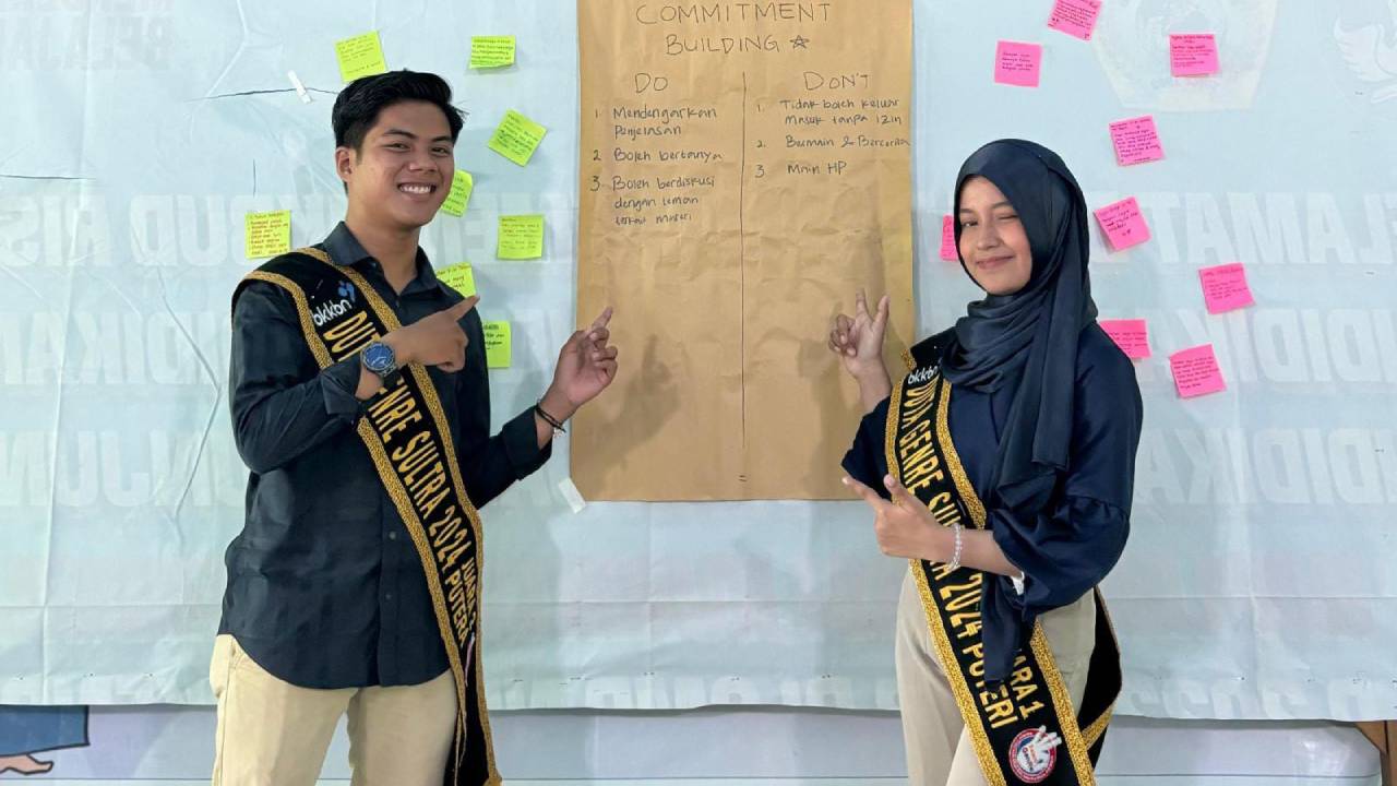 Duta GenRe Ajak Siswa SMP di Kendari Edukasi Terkait Masalah Stunting