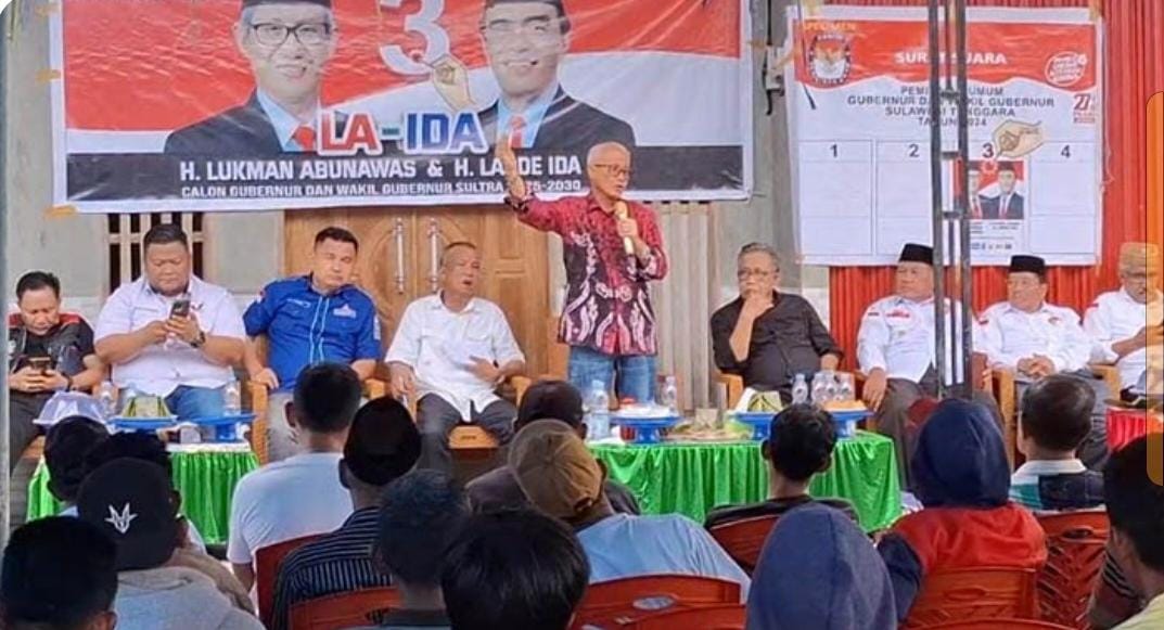Kampanye LA - IDA di Kabupaten Kolaka: Berjanji Berdayakan SDM Lokal untuk Pertambangan