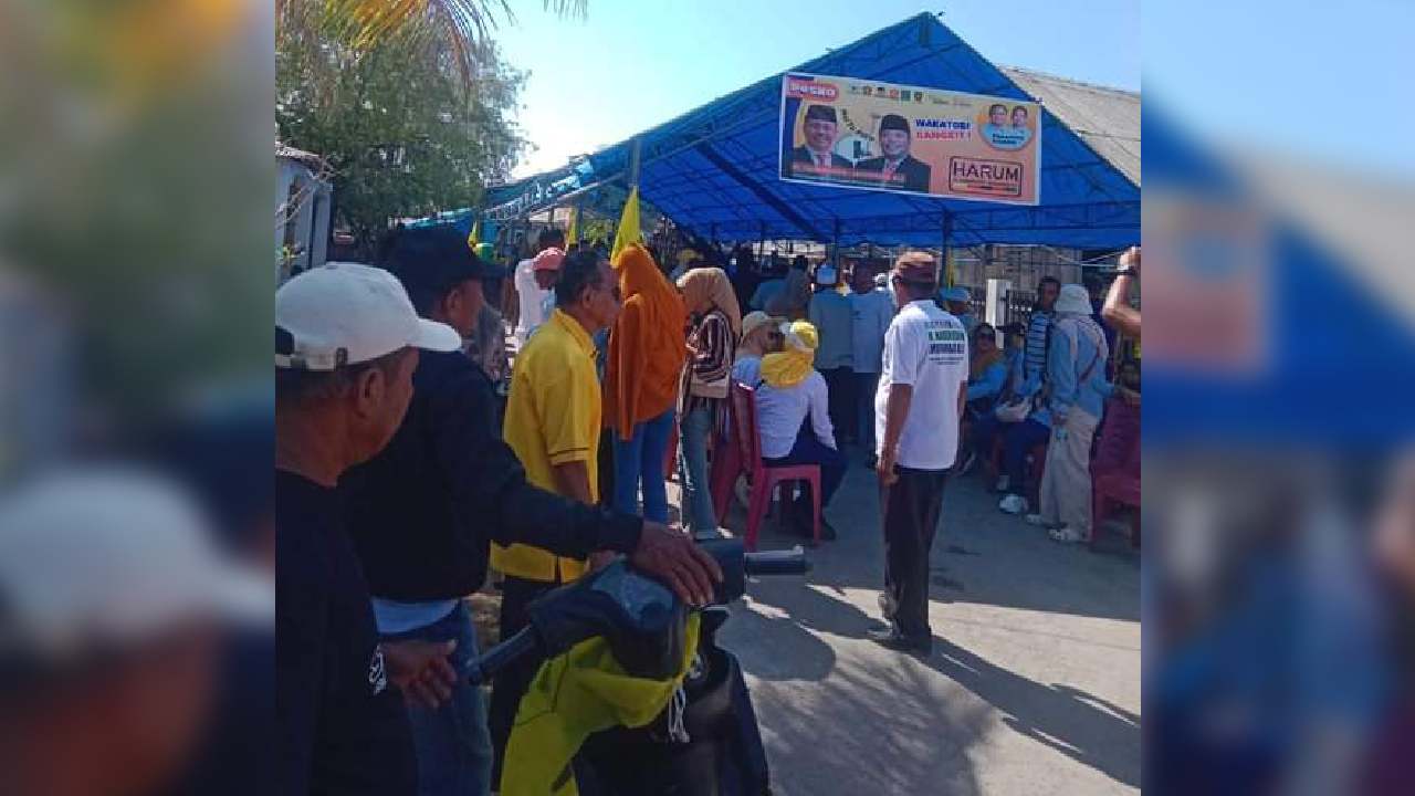 Paslon Bupati Wakatobi HARUM Gaungkan Perbaikan Jalan Kaledupa