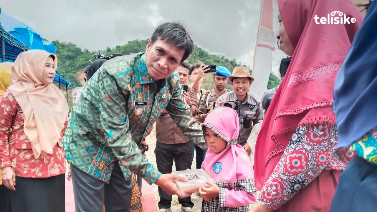 Pertama di Sulawesi Tenggara, Pemkab Kolaka Utara Launching Uji Coba Makan Siang Gratis
