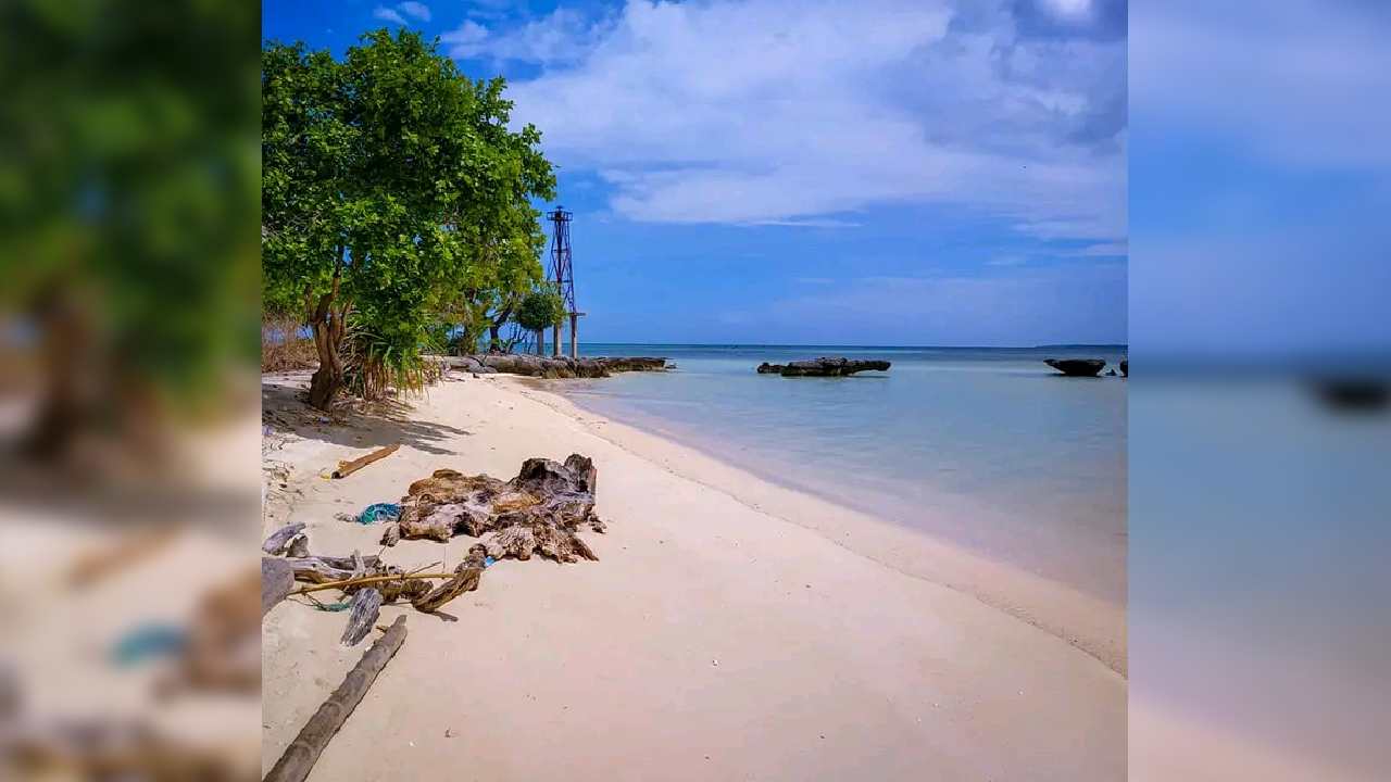 Pesona Pantai Sombano Wakatobi dengan Pasir Putih Nan Luas