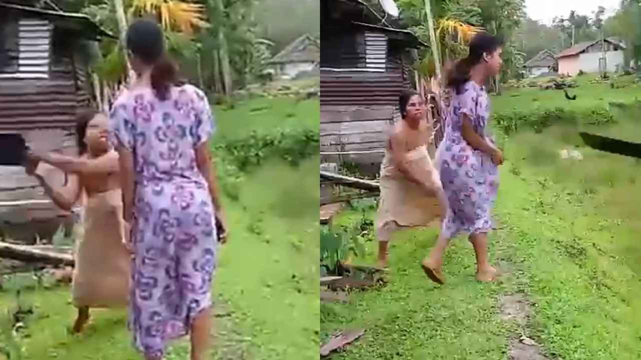Viral, Emak-Emak di Konawe Selatan Cekcok hingga Ditampar Pakai Papan