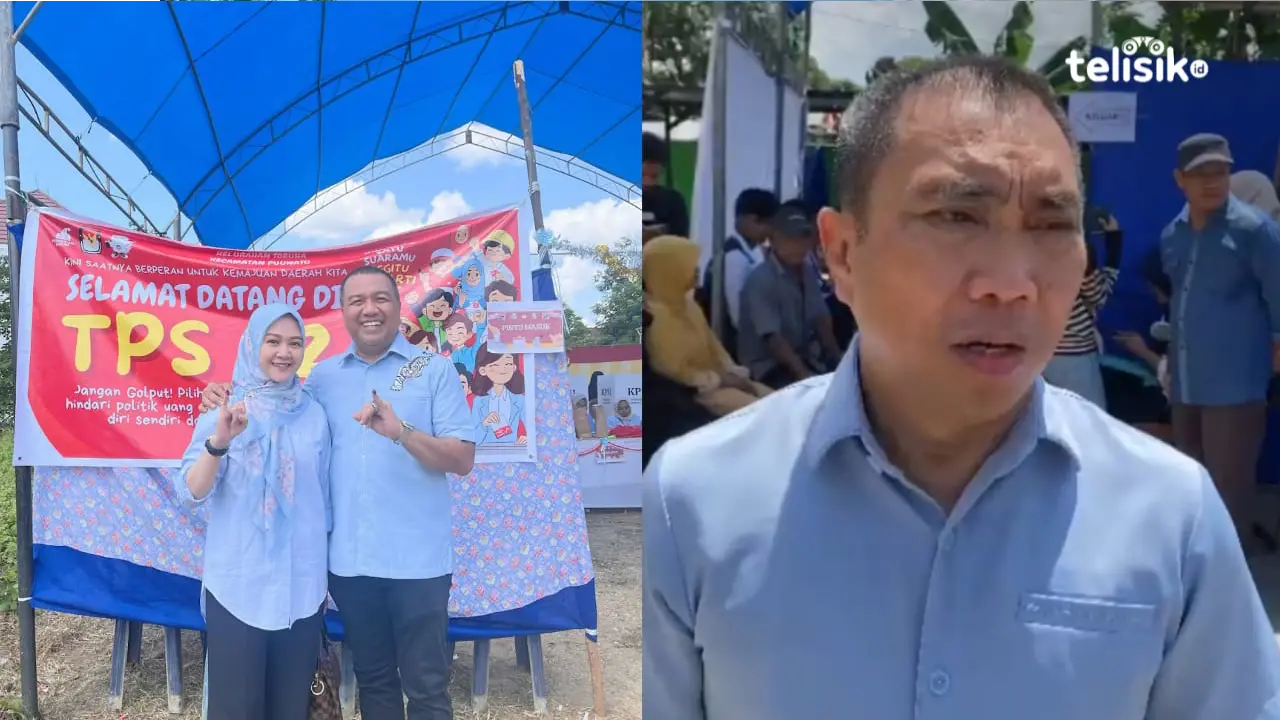 Aksan Jaya Putra dan Andi Sulolipu Salurkan Hak Pilih di TPS Berbeda