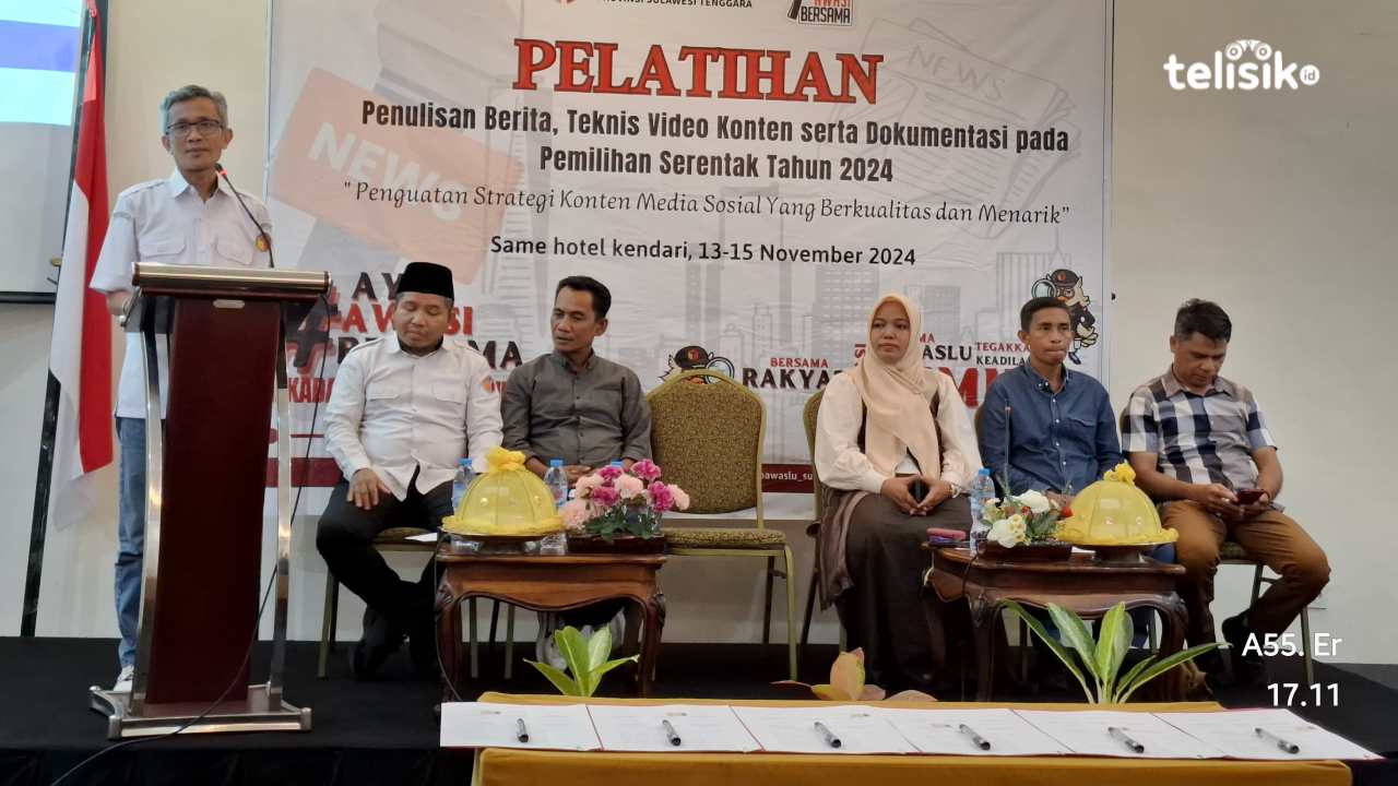 Bawaslu Sultra Gandeng Media Awasi Pilkada 2024 dengan Profesional dan Transparan