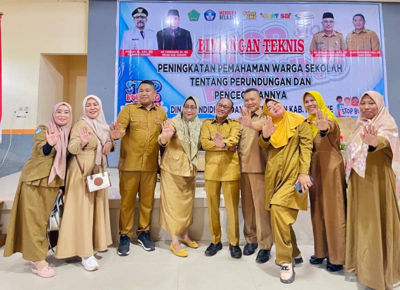Dikbud Konawe Upayakan Tindakan Preventif Ciptakan Lingkungan Sekolah Bebas Perundungan