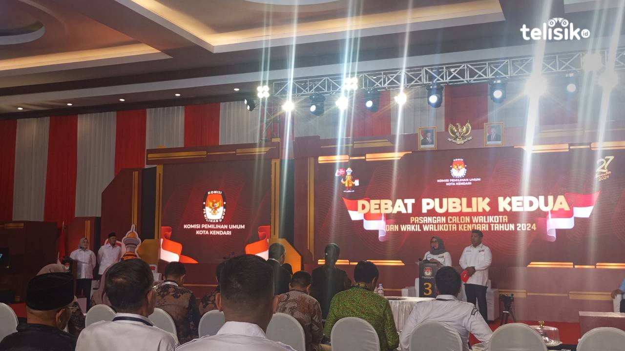 Dua Perempuan Calon Wali Kota Kendari Beradu Argumen di Debat Kedua