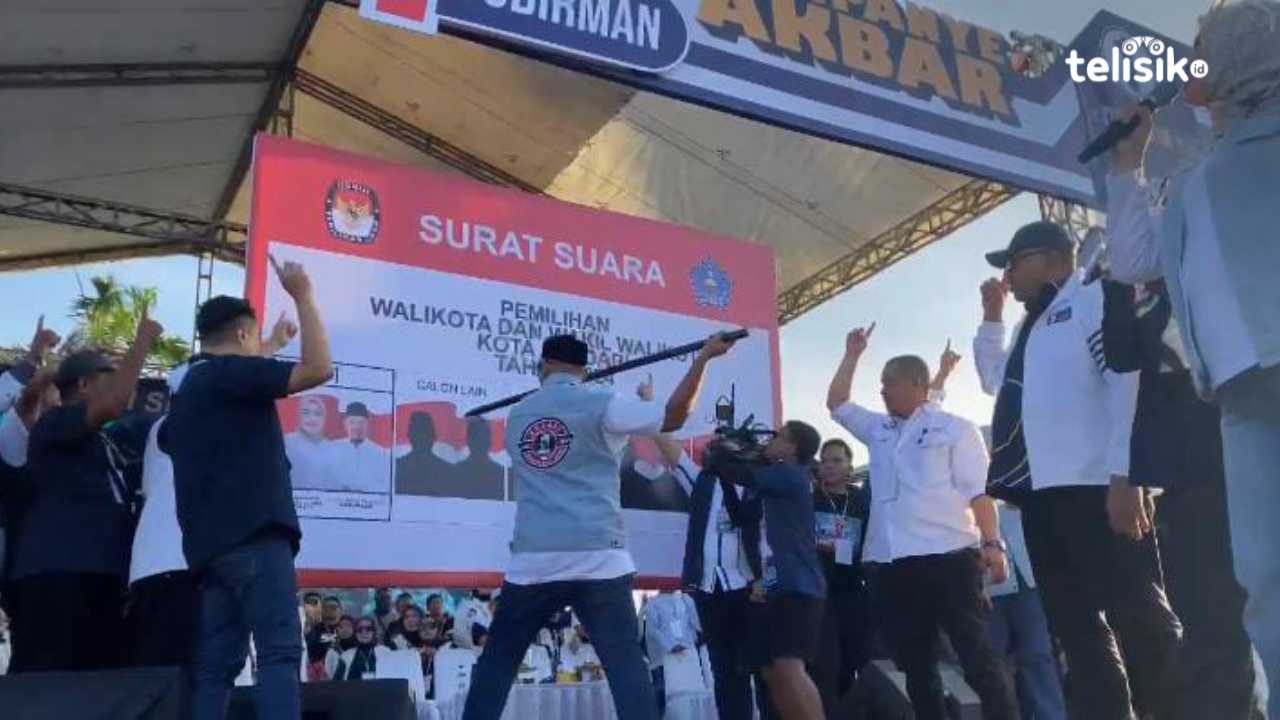 Kampanye di Poasia Kendari, SKI-Sudirman Simulasi Pencoblosan