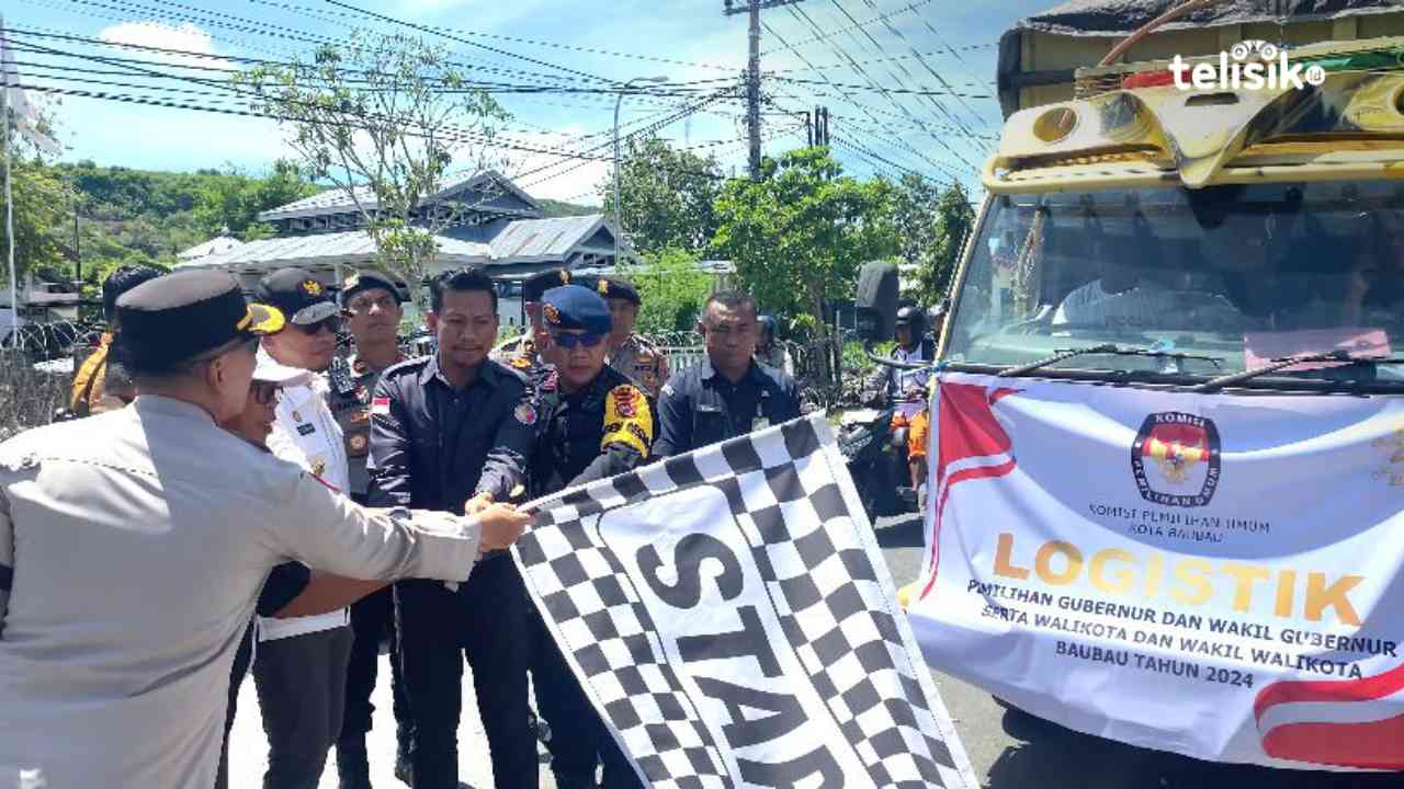 KPU Baubau Distribusikan 432 Kotak Suara dan 864 Bilik Suara ke 216 TPS