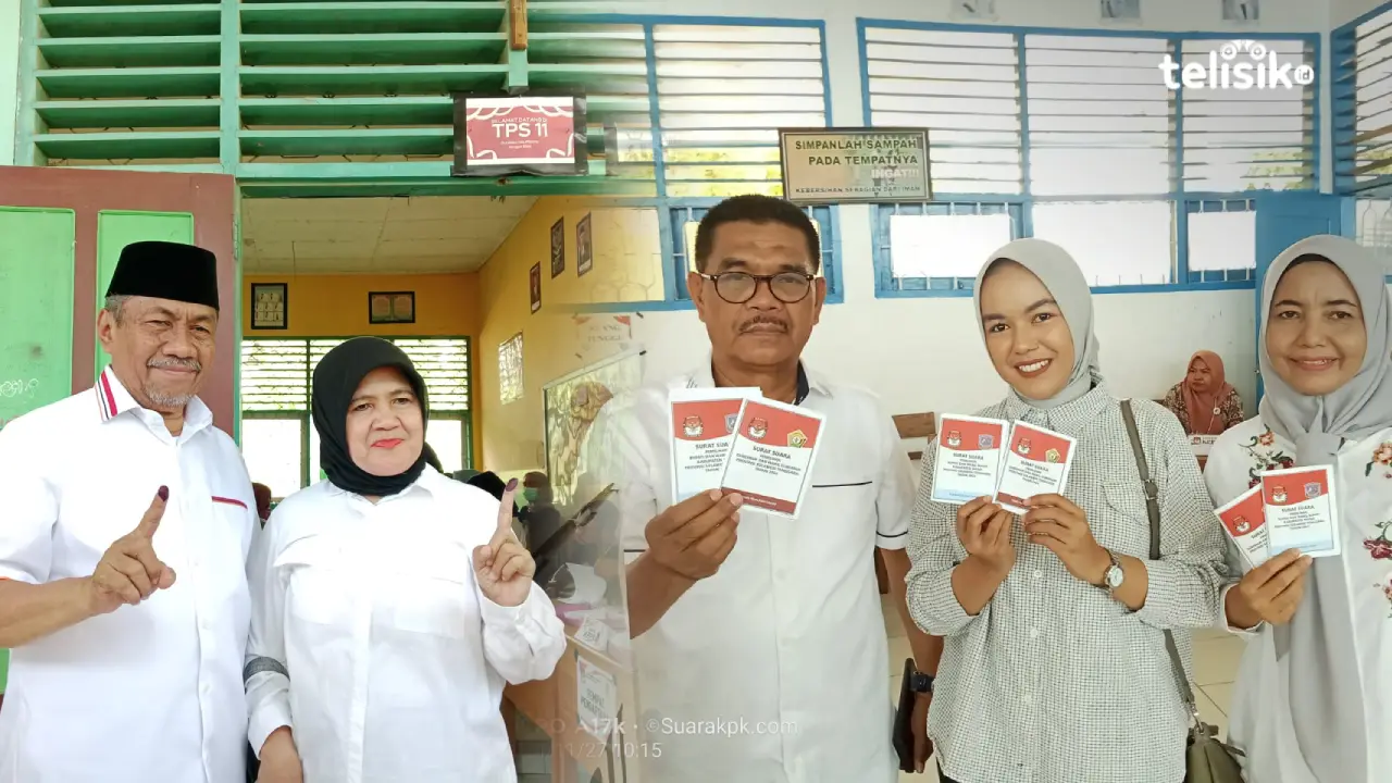 Memilih di TPS Berbeda, Paslon Bahtera: Pemenang Sudah Ditentukan Maha Kuasa