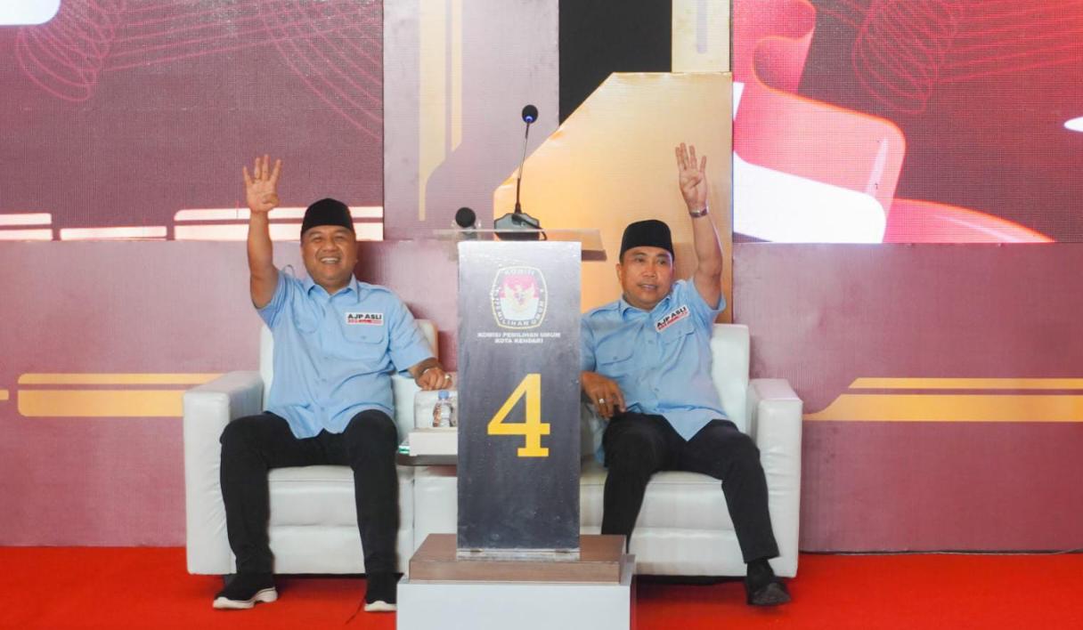 Pasangan AJP-ASLI Optimis Menangkan Pilwali Kota Kendari 2024