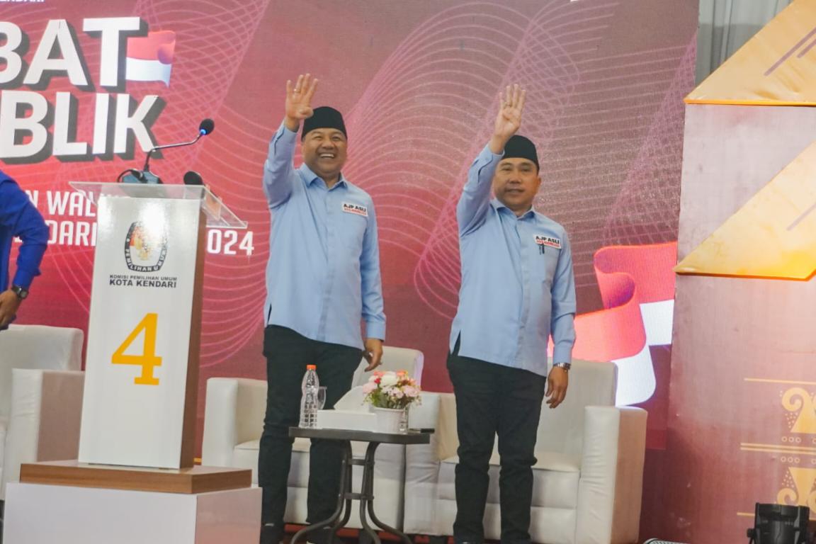 Pasangan AJP - ASLI Siap Tampil Maksimal dalam Debat Kedua Pilwali Kendari 2024