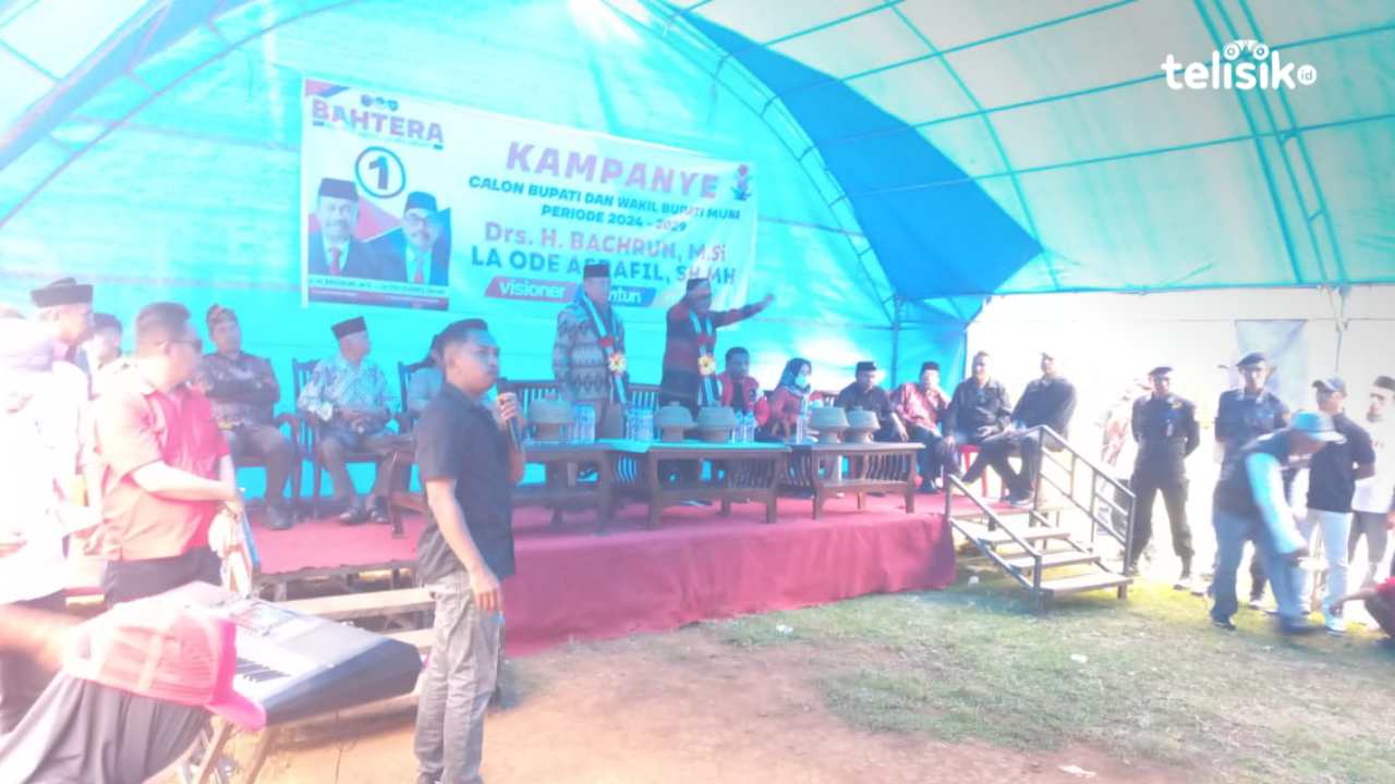 Pendukung Paslon Bahtera Obok-Obok Basis Rajin - Purnama di Lohia Kabupaten Muna