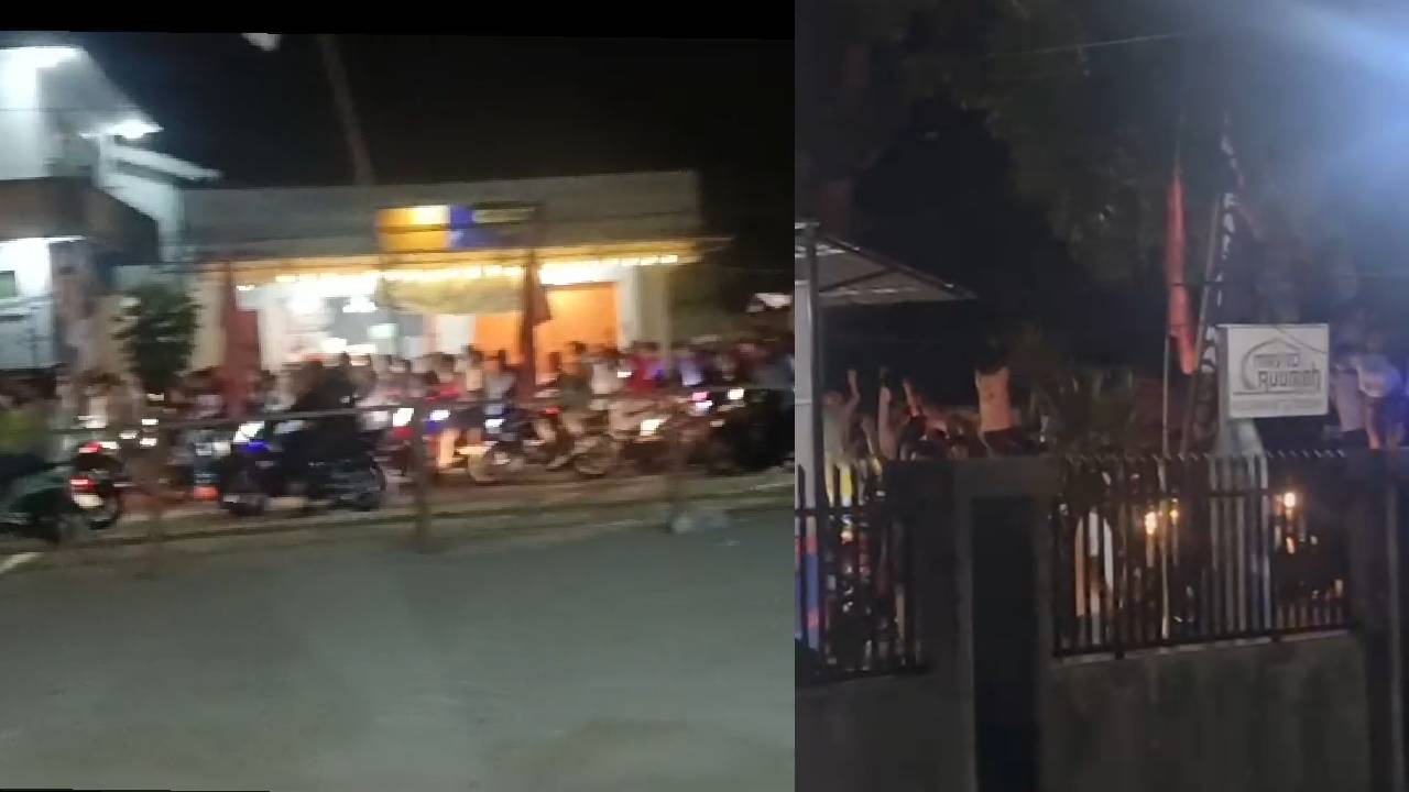 Pendukung Rajiun Geber-geber Motor di Posko dan Rumah Asrafil, Ketua Tim Harian Bahtera: Jangan Terpancing