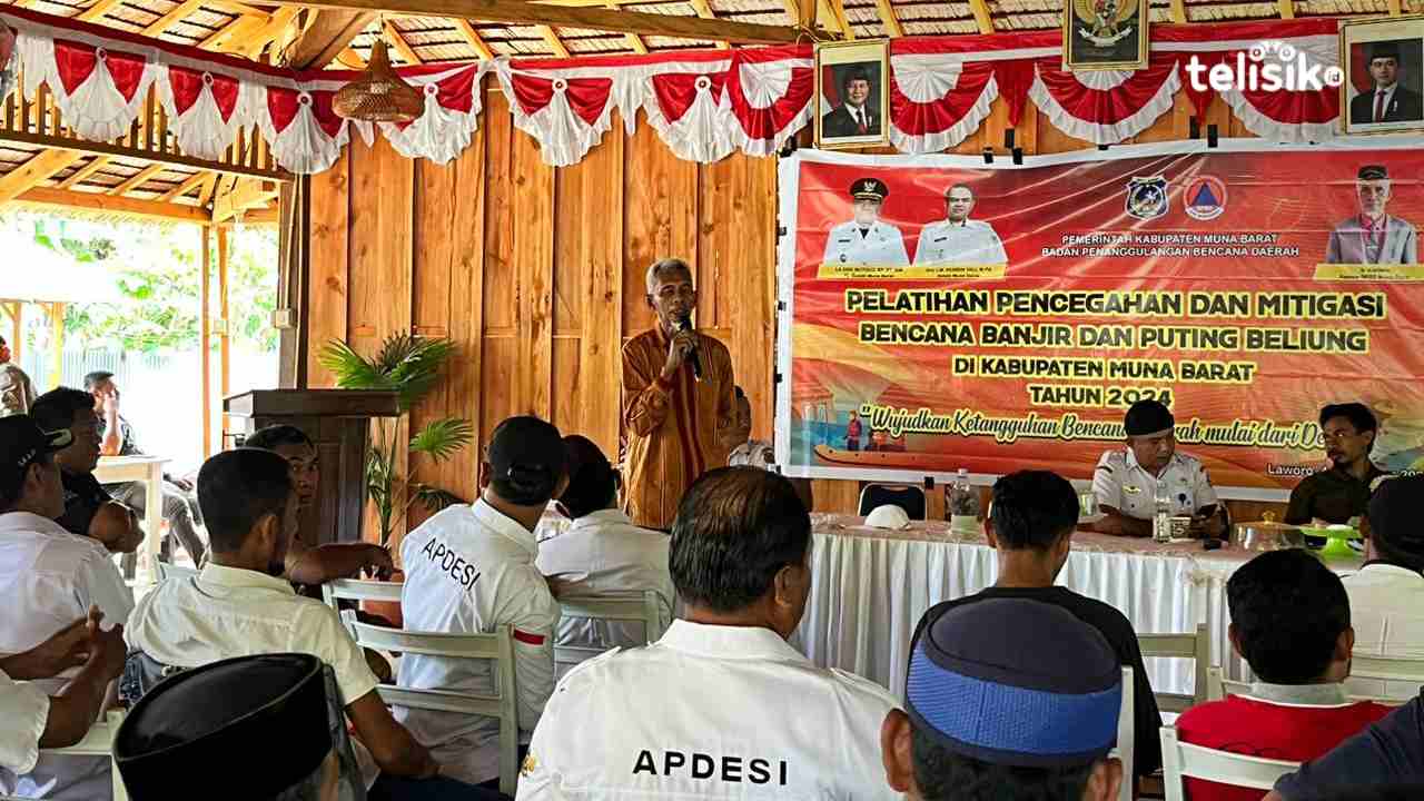 BPBD Muna Barat Imbau Kades dan Lurah Sigap Tanggulangi Dua Bencana yang Dominan