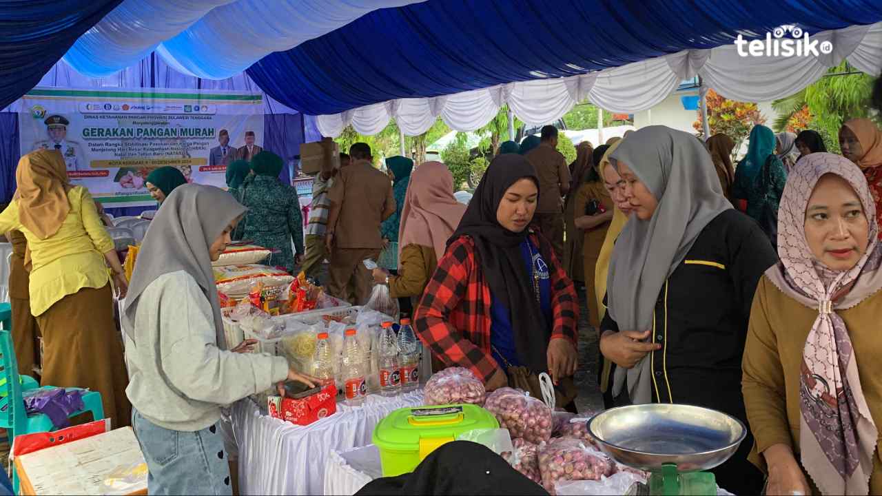 Dinas Ketahanan Pangan Sultra Jaga Stabilisasi Harga dengan Jual Pangan Murah, Stok Beras Tersedia 140 Ribu Ton