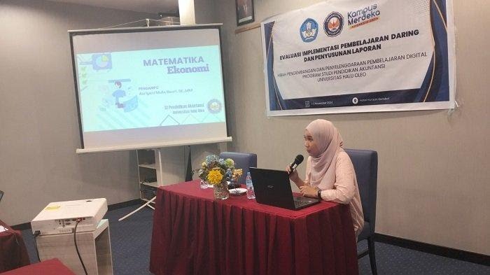 FKIP UHO Kendari Kembangkan Materi Pembelajaran Matematika Ekonomi Melalui SPADA Kemendikbudristek