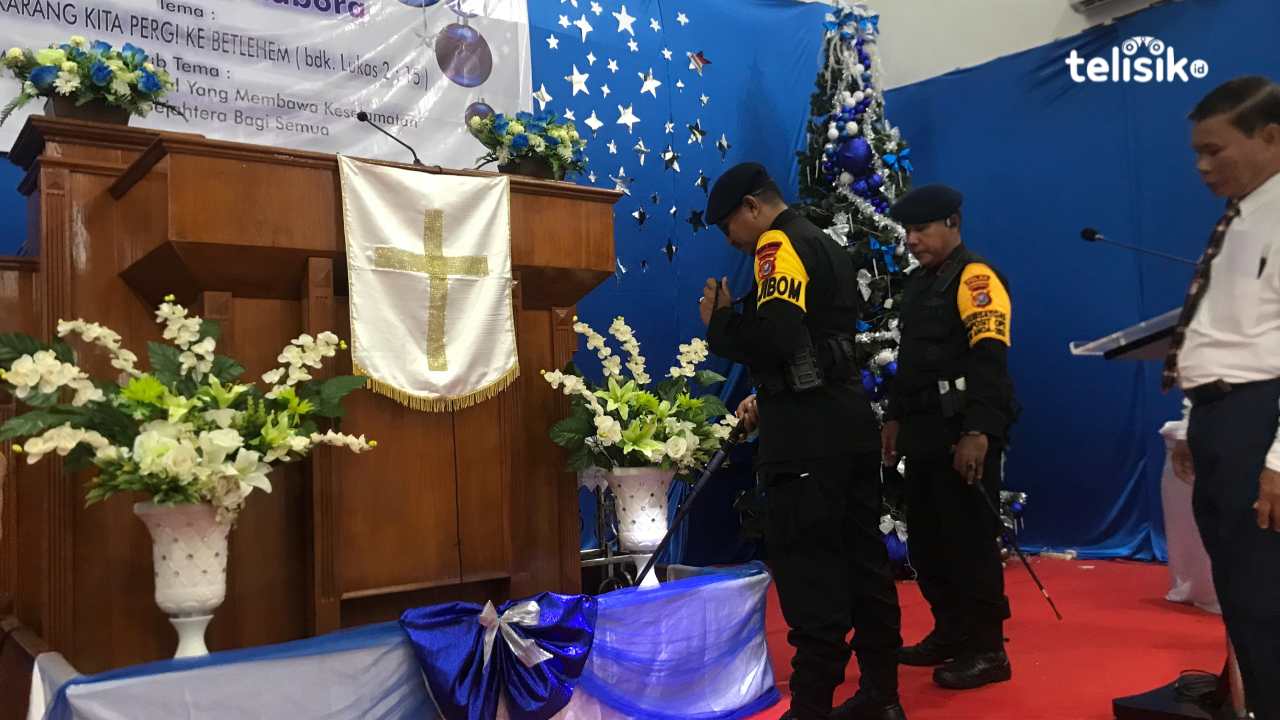 Gegana Polda Sultra Pastikan 57 Gereja Kendari Aman Bahan Radioaktif Berbahaya