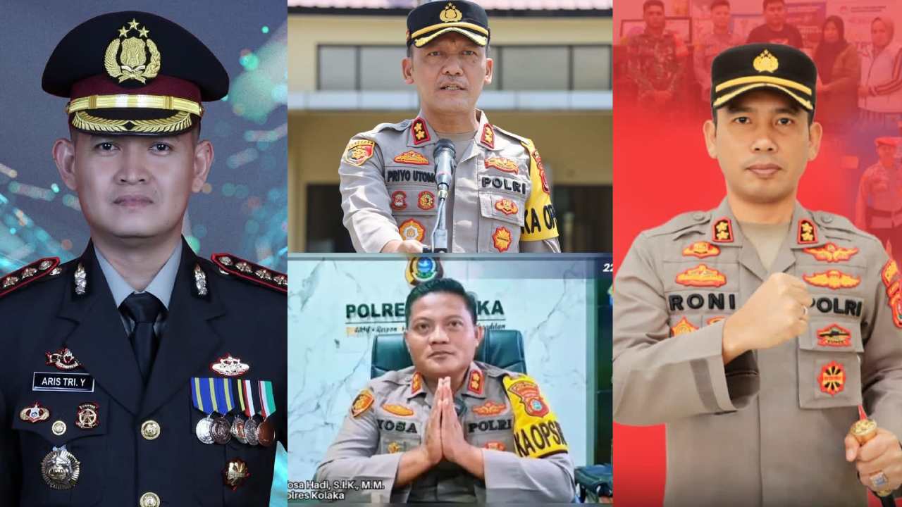 Kapolresta Kendari, Kapolres Konawe Utara dan Kapolres Kolaka hingga Kapolres Bombana Diganti