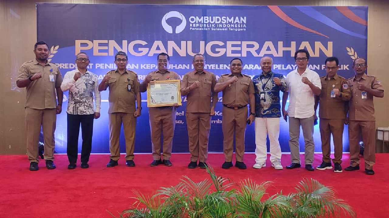 Muna Barat Kembali Raih Rapor Hijau Ombudsman RI