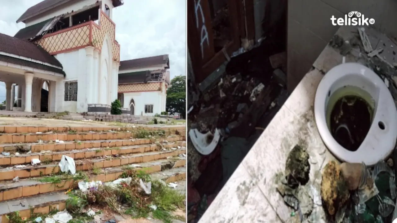 Pengunjung Keluhkan Bangunan Eks MTQ Kendari Kumuh dan Penuh Sampah