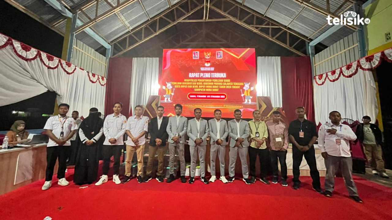 Pleno KPU Muna Barat Pilkada 2024: Darwin-Ali Menang Telak dari Kotak Kosong