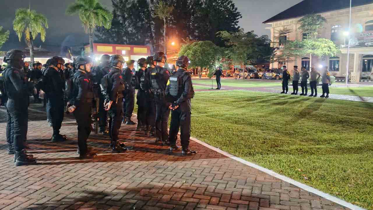 Satgas Operasi Mantap Praja Anoa 2024 Patroli Skala Besar Jelang Tahun Baru 2025