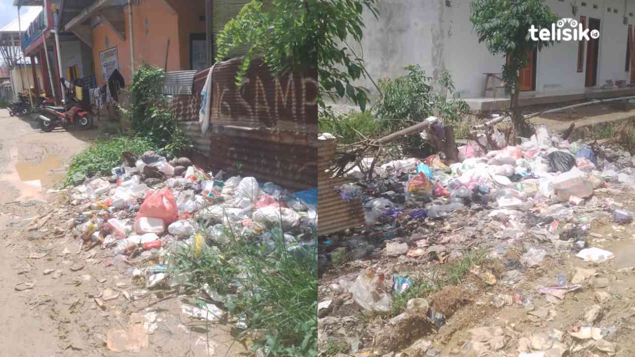 Warga Kendari Keluhkan Tumpukan Sampah di Jalan HEA Mokodompit