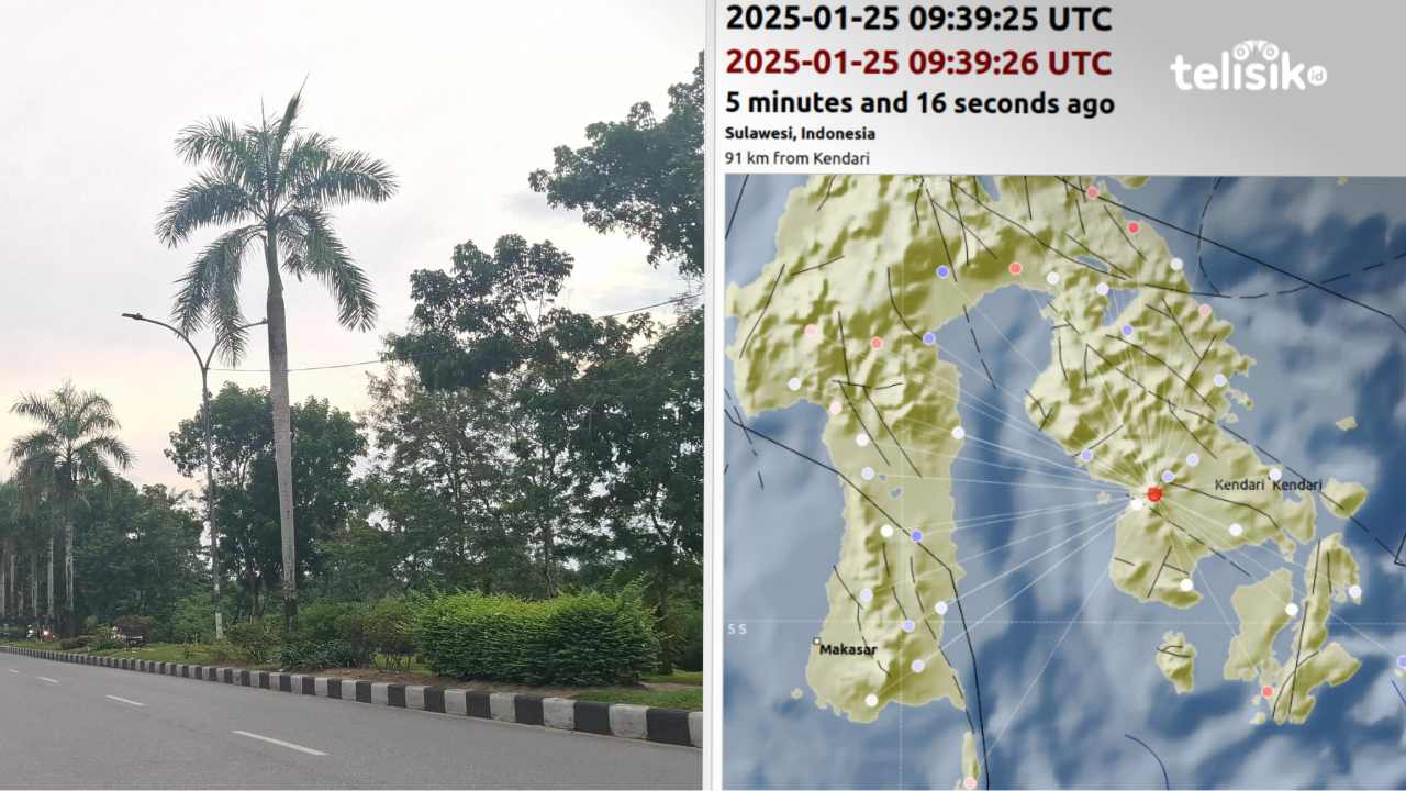 Gempa Susulan Magnitudo 4.2 Guncang Kolaka Timur