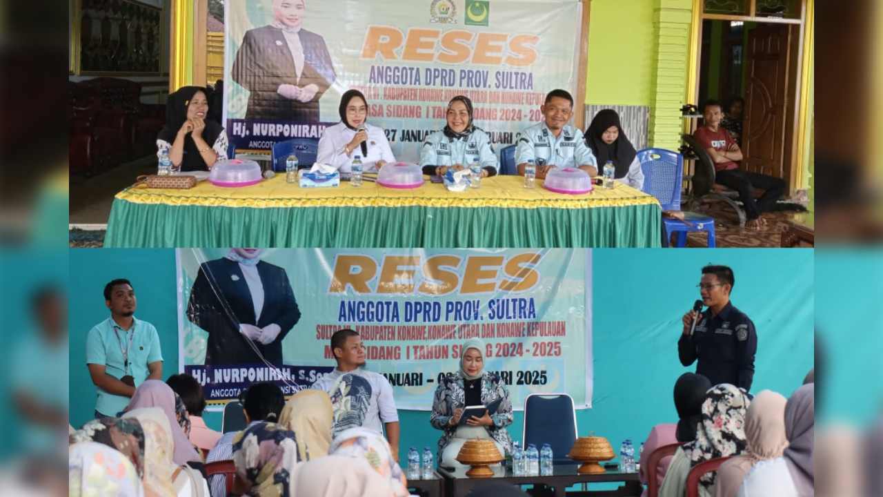 Anggota DPRD Sultra Nurponirah Janji Realisasikan Aspirasi Masyarakat Konawe