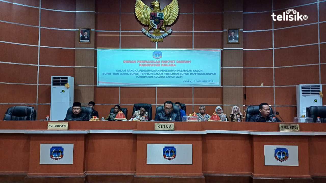 DPRD Kolaka Tetapkan Bupati dan Wakil Bupati Terpilih, Amri Jamaluddin Tidak Hadir