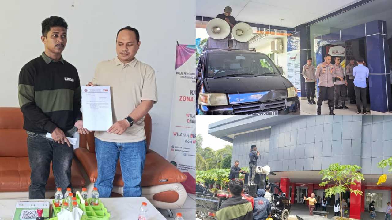 Mahasiswa Laporkan PT TBS ke Polda dan DPRD Sultra Dugaan Pencemaran Lingkungan