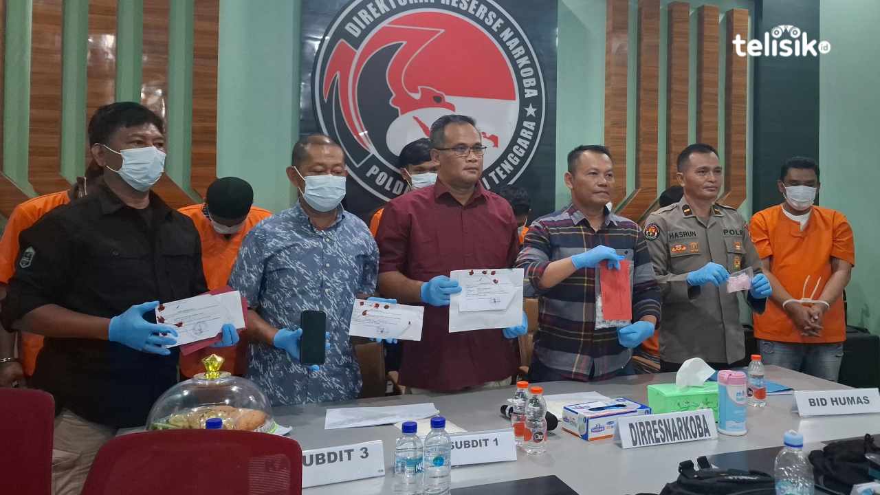 Polisi Ungkap Jaringan Narkoba di Kendari, Diduga Libatkan Warga Binaan Lapas