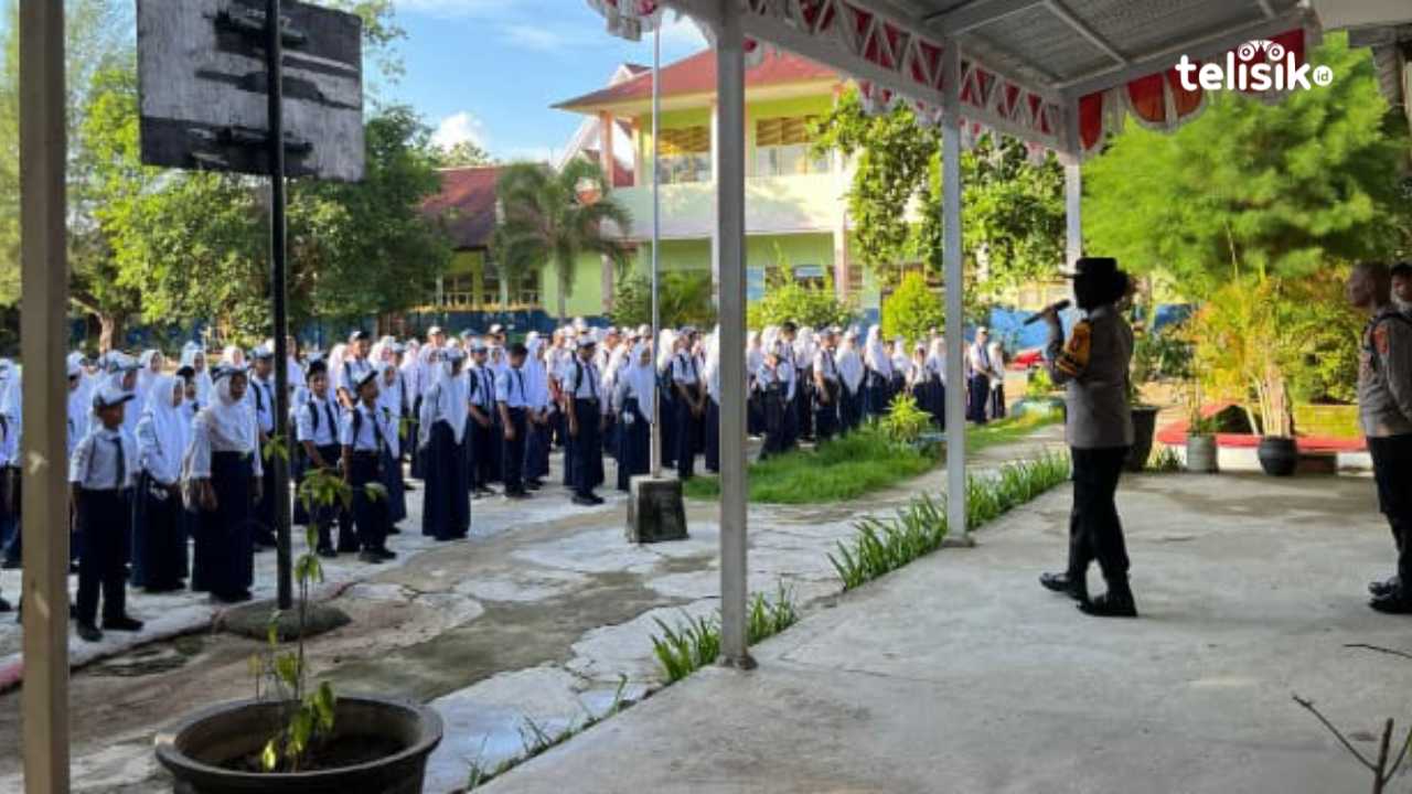 Polsek Wangi-Wangi Selatan Ajak Siswa SMPN 3 Manfaatkan Peluang Beasiswa SMA Kemala Taruna Bhayangkara