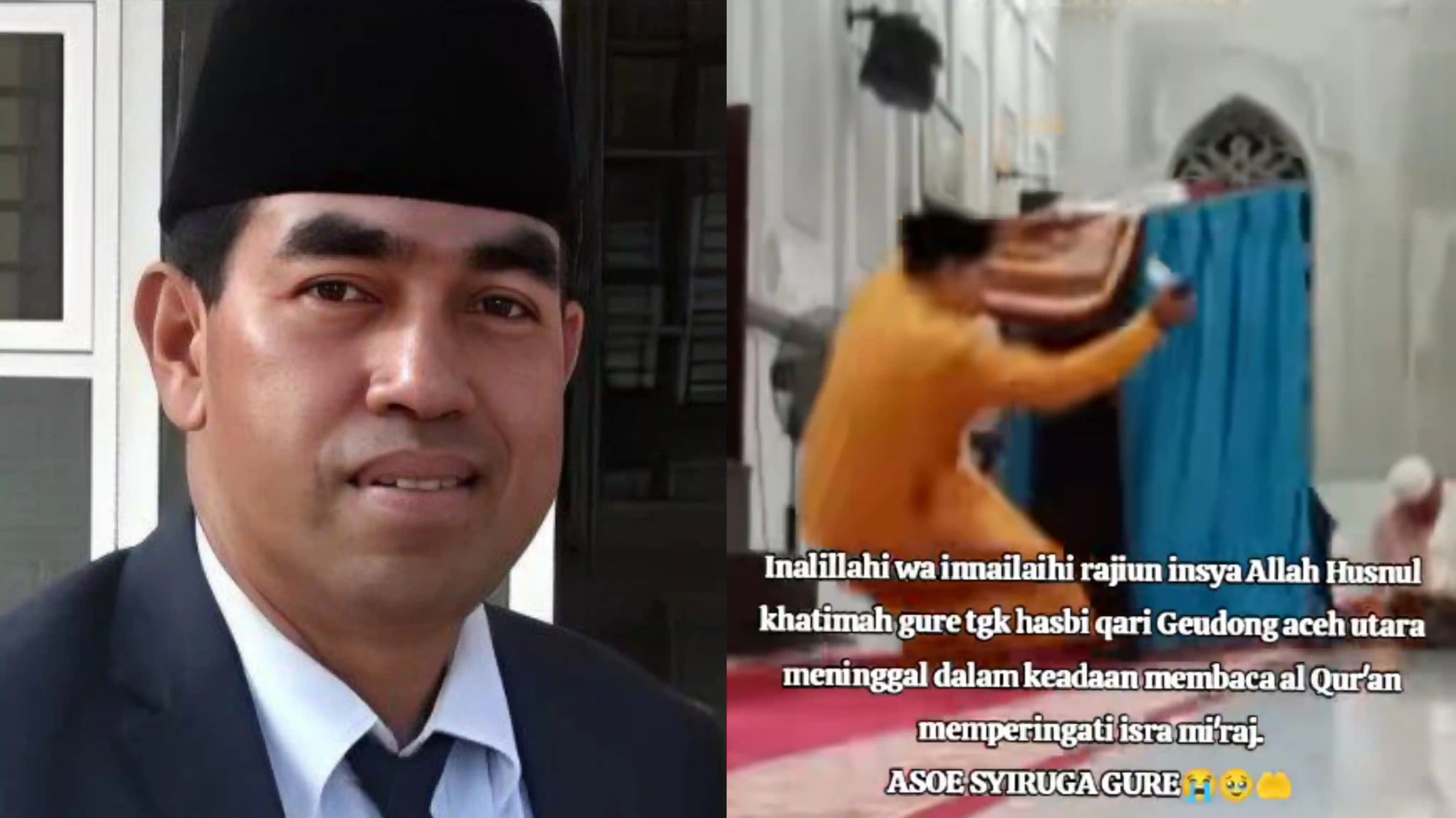 Sosok Teungku Hasbi Ahmad: Qori Meninggal Dunia Tengah Baca Al-Quran di Acara Isra Miraj